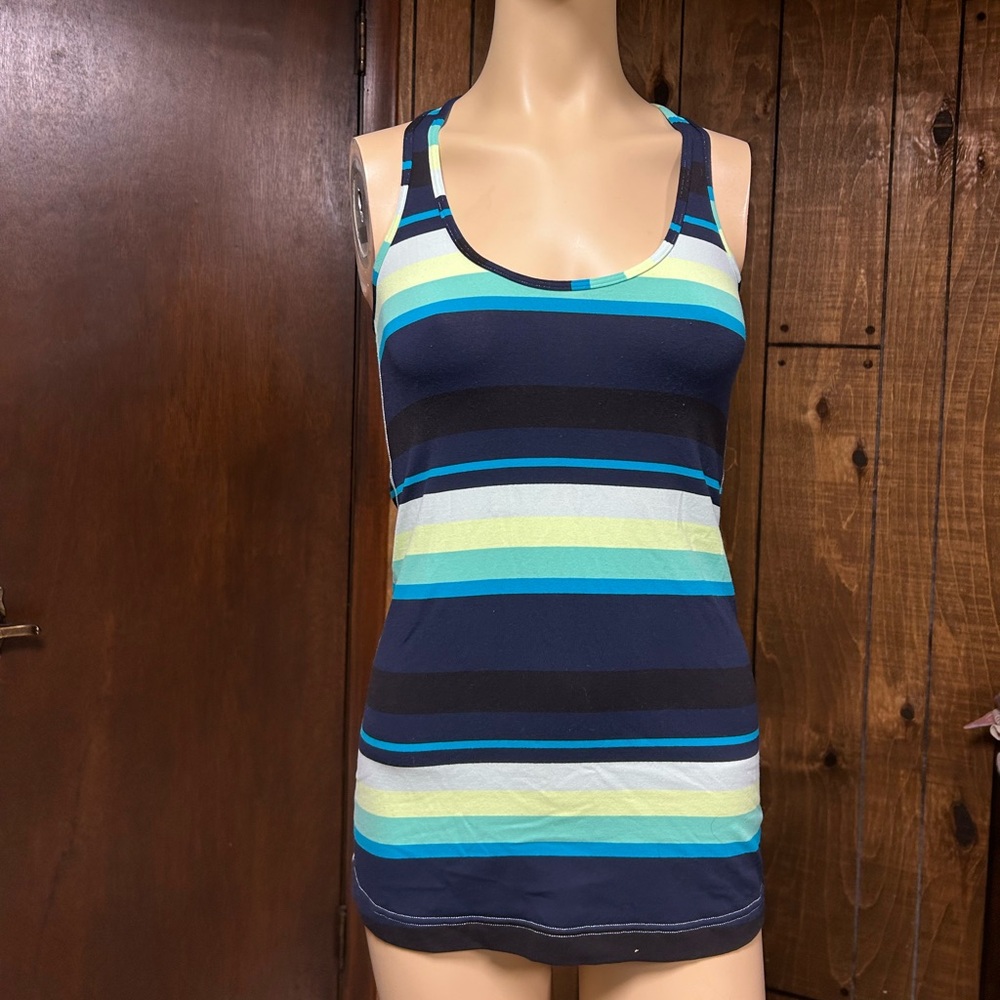 Striped Multicolor Women's Tank Top